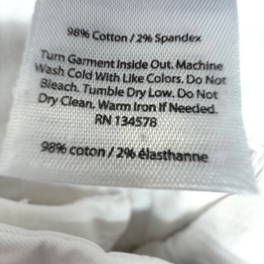 Vineyard Vines White Stretch‎ Shorts Men's 31 Medium Cotton Casual Summer - Picture 5 of 6